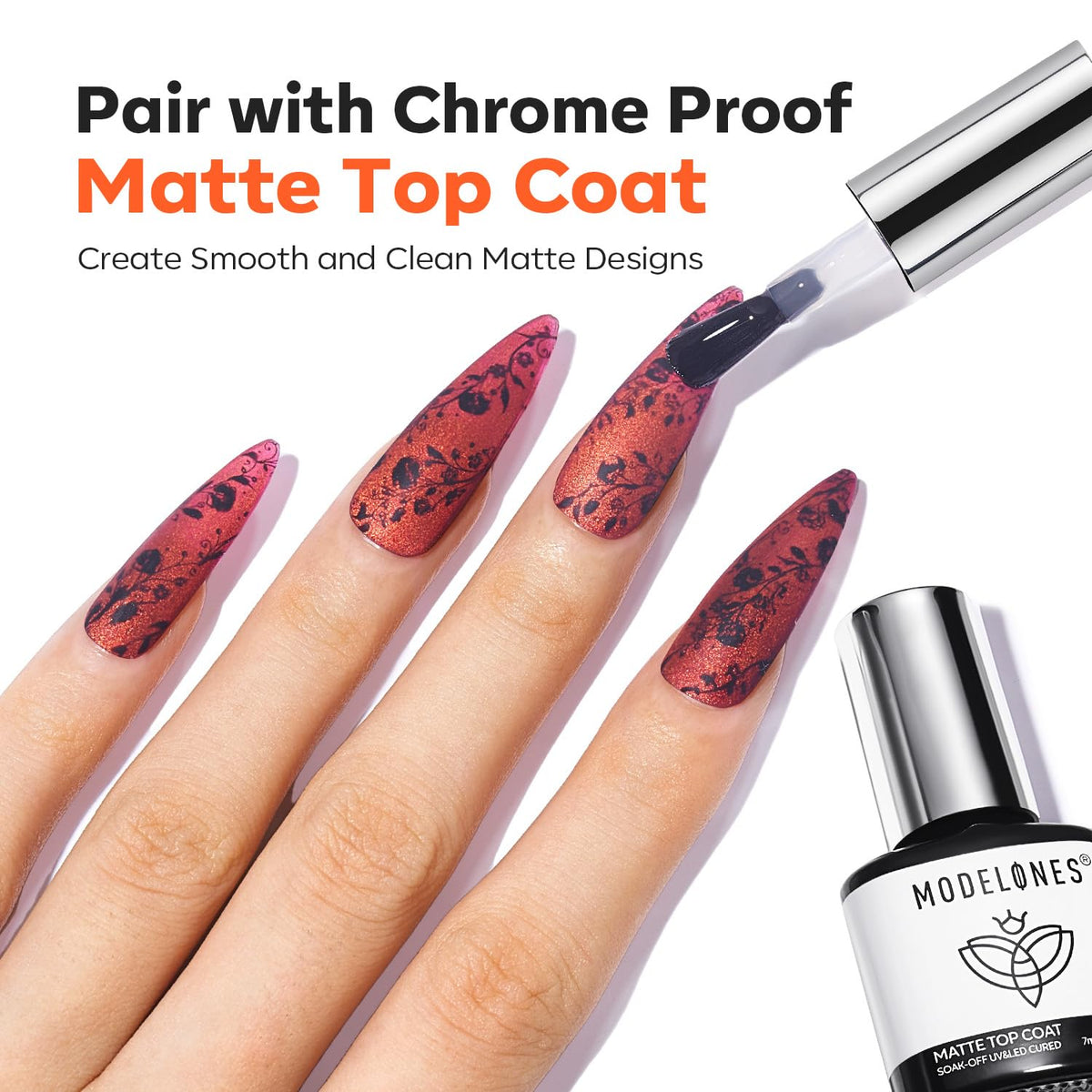 Detailed view of nail art patterns on metal stamping template