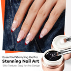 Modelones DIY gel nail art kit components