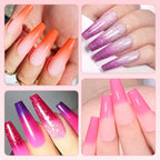 Soucery imported nail art supply kit flat lay