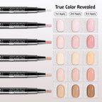 Close up of Love Easy gel nail polish pen applicator tip