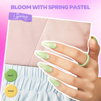 Modelones poly nail gel kit open display showing all pieces