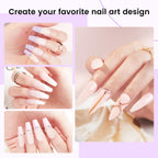 Professional nail application using Aijimei slip solution