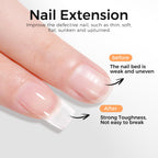 Tomicca builder gel application for nail extension