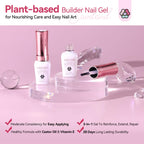 Side profile of Saviland builder gel bottle packaging