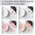 Close up of Aijimei solid nail sculpture building gel pots