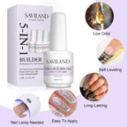 Saviland clear builder gel bottle with 15ml label