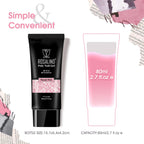 Rosalind 80ml Pearl Pink poly nail gel texture swatch