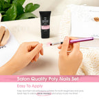 Dual form application process for Rosalind poly gel