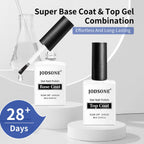 Professional salon grade JODSONE base coat gel bottle for long wearing manicures