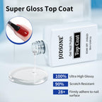 Two bottles of JODSONE gel polish set showing texture and professional packaging design