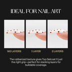 APRÉS Top Gelcoat X 15ml bottle with applicator brush showing medium viscosity gel consistency