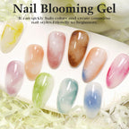 Lavender Violets blooming gel bottle with UV LED manicure kit