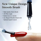 Professional nail art setup with Double Rhythm gel polish set