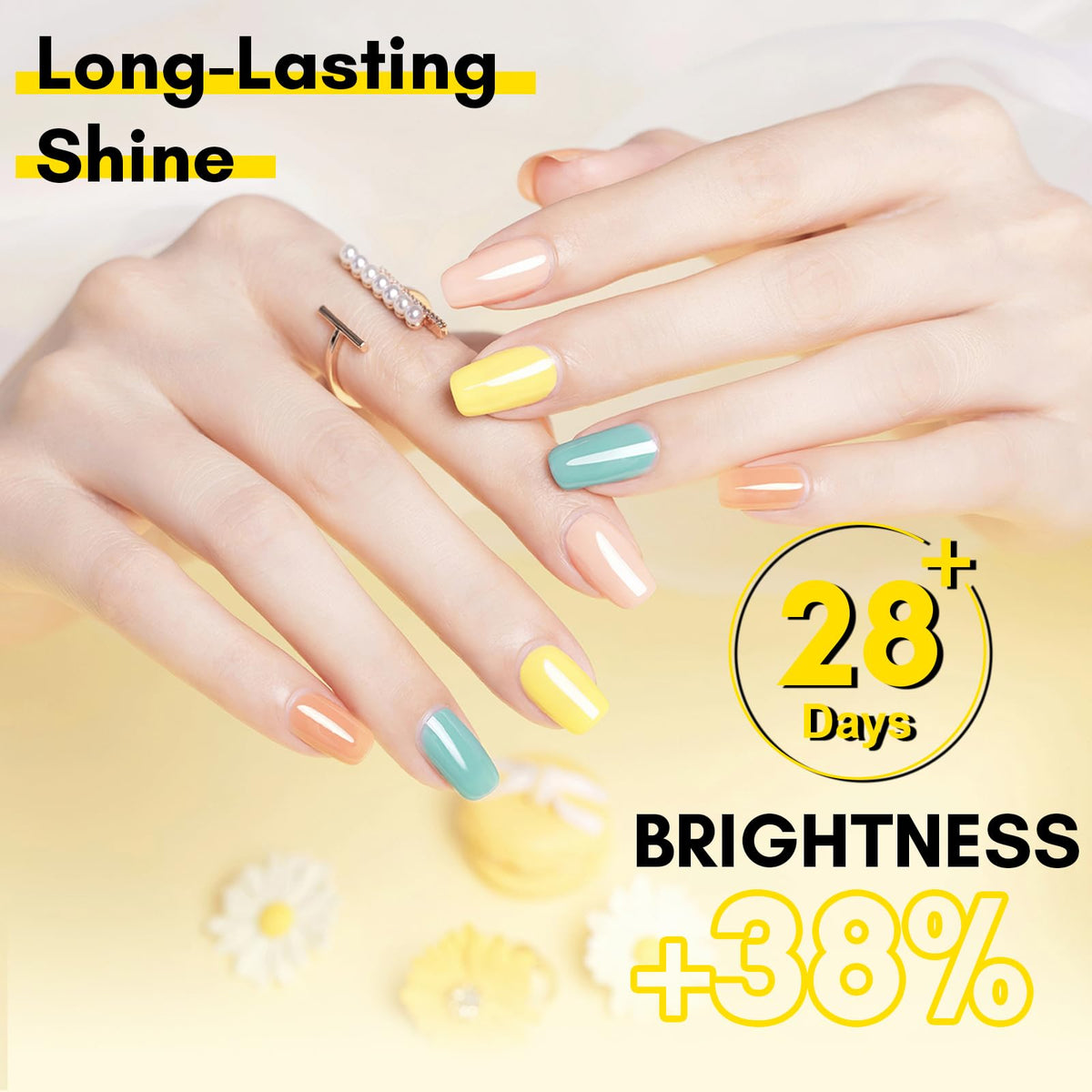 Application of Makartt gel base coat on nails