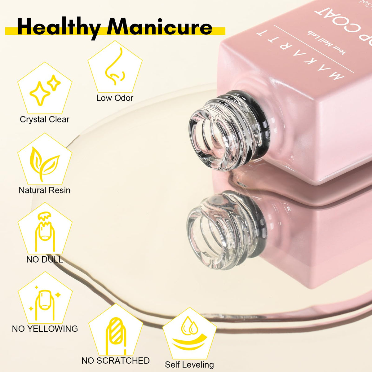 Makartt nail gel essentials set for home salon use