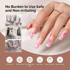 MelodySusie non irritating sensitive skin friendly HEMA free nail kit
