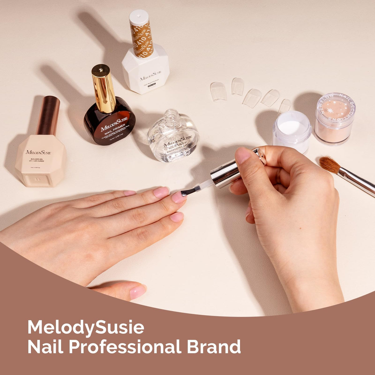 MelodySusie authentic imported professional manicure base preparation liquids
