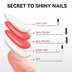 Nailshion cruelty free long lasting shiny protective layer nail cosmetics