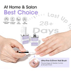 Manicure application process using safe skin friendly gel base coat