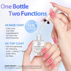 AZUREBEAUTY clear nail lacquer bottles displaying the quick-dry air-dry product labeling.