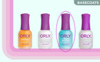 High shine finish demonstration of the protective gloss layer on freshly manicured nails