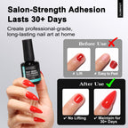 LOUINSTIC hema free nail prep bonder liquid consistency showing clear formula