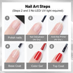 Applying Jodsone nail dehydrator for long lasting nail art