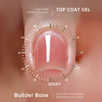 Side view of Love Easy salon grade builder gel bottles illustrating the premium USA imported packaging for Indian consumers