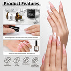 Morovan acid free nail primer and dehydrator bottles showing professional salon packaging