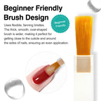 Manicure setup featuring authentic CANNI nail care bottles for home and salon use