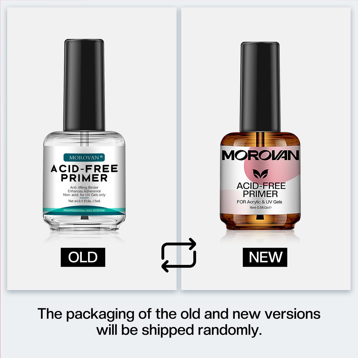 Back label view displaying directions for use on natural nails before applying gel overlay.