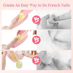 Premium ABS material ANGNYA French tip dip nail powder tray system product shot