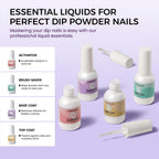 VANSISOS electric nail drill machine with multiple attachments included in the full dipping kit