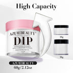 DIY home manicure kit essential clear powder