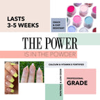 Revel Nail dip powder sheer texture close up