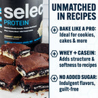 High protein powder for men and women with 24g protein per vanilla scoop