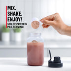 High protein powder whey protein blend for building muscle mass and strength
