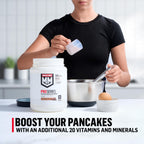Muscle building protein supplements with slow and fast releasing proteins
