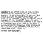 Genuine protein powder vanilla creme in a 1.93 pound tub for workout fuel
