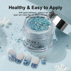 Side profile of Eodci 1 ounce nail dipping powder