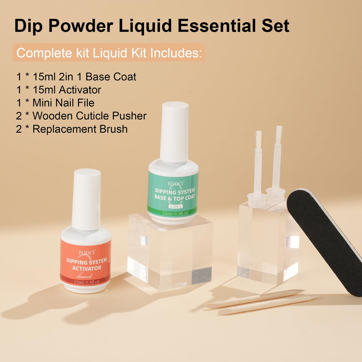Eodci nail care kit packaging for DIY manicures