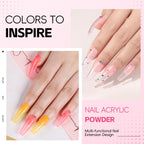 Coscelia acrylic nail set gel polish bottles and powders