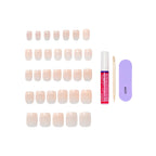 Contents of Kiss Core Press On Nail Manicure Kit