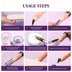 Vansisos beginner acrylic nail kit packaging and contents