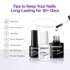 Close up of acrylic monomer and powder bottles for nail extensions