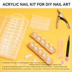 Acrylic cutter and nail art stand from Esuohym kit