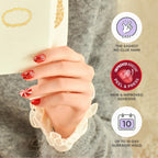 KISS imPRESS nail kit instruction and prep accessories