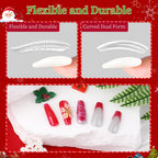 Professional nail extension results using BQAN polygel kit