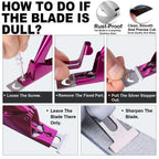 Premium stainless steel beauty tool for fake nail tips
