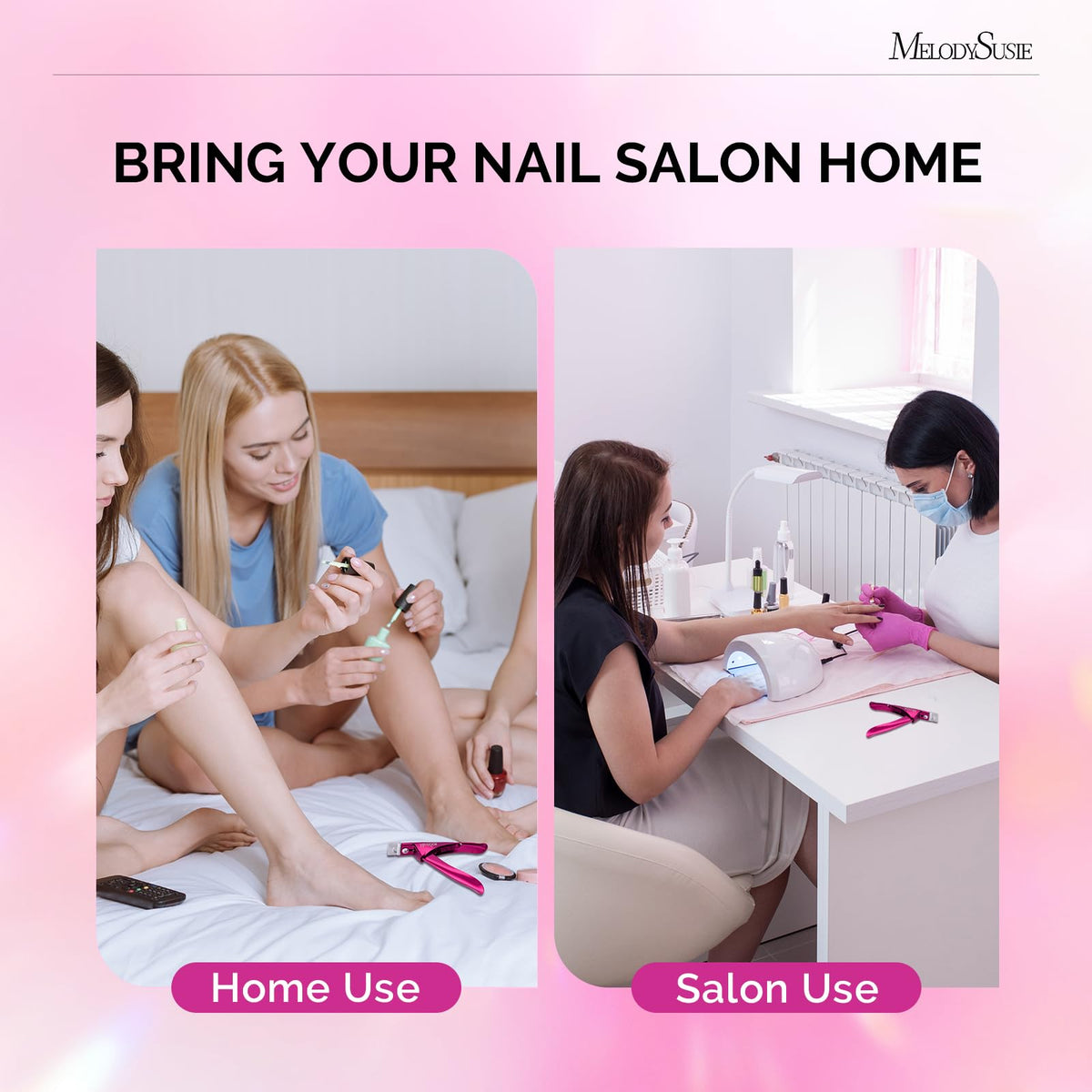 Ergonomic stainless steel nail clipper for home and salon nail art